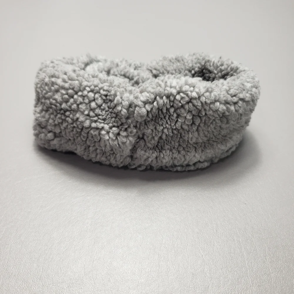 unbranded gray faux fur winter twist knot headband one size